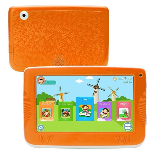  Llltrade LLLtrade 7 inch Kids Education Tablets Android 5.1 8GB, Kids Software Pre-Installed, Premium Parent Control, Educational Game Apps,Wifi,Bluetooth (Orange)