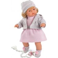 Llorens LL38554 15 Baby Made in Spain -Sophia Crying Doll, Multicolor