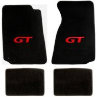 Lloyd Mats Mustang Red GT Heavy Plush Black Floor Mats