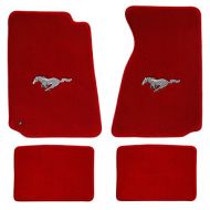 Lloyd Mats Red Mustang Pony Heavy Plush Floor Mats