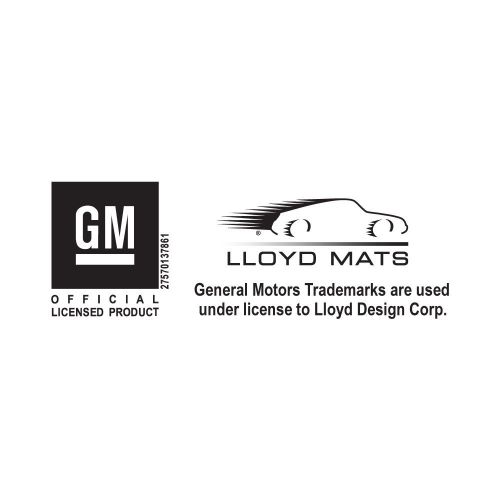  Lloyd Mats Corvette C7 Coupe Jet Black Rear Cargo Mat - Jake Skull & Racing Logos