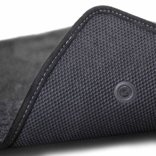  Lloyd Mats Fits 2013-2016 Dodge Ram 1500 Crew Cab Dark Slate Velourtex Floor Mats - Horns Logo