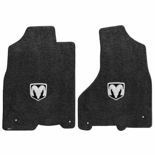  Lloyd Mats Fits 2013-2016 Dodge Ram 1500 Crew Cab Dark Slate Velourtex Floor Mats - Horns Logo