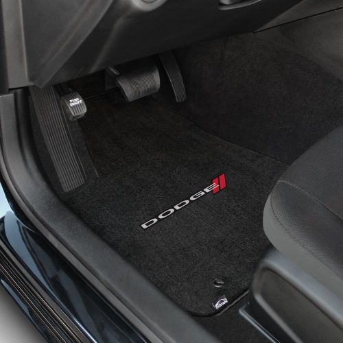  Lloyd Mats VELOURTEX Floor Mats for CHARGER 2011-ON RWD 4PC SET-1962 EBONY-VELOURTEX - DODGE