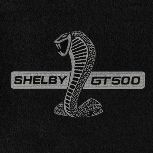  Lloyd Mats Fits 2013-2014 Ford Mustang Black Heavy Plush Floor Mats Front and Rear Shelby GT500 Logo