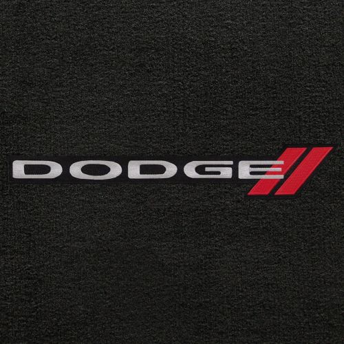  Lloyd Mats Fits 2011 To 2016 Dodge Challenger Front and Rear Black Mats Dodge Logo