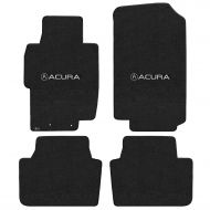 Lloyd Mats  VELOURTEX Floor Mats for TSX 2004-2008 4Pc Mats EBONY VELOURTEX ACURA with A LOGO