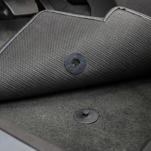  Lloyd Mats LogoMat Custom Fit Carpet Floor Mats - Cadillac ATS Coupe/Sedan/V 2013-2016 4Pc Front & Back Set Charcoal (Dark Gray) Amazon Exclusive