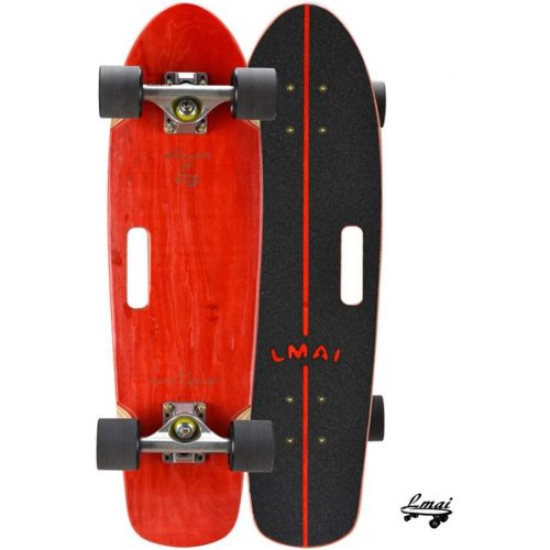  Lmai skateboards LMAI 27 Bamboo Wood Cruiser Complete Skateboard Longboard