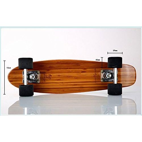  Lmai Skateboards LMAI 22 Bamboo Cruiser Maple Wood Skateboard