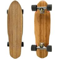 Lmai skateboards LMAI 27 Bamboo Wood Cruiser Complete Skateboard Longboard