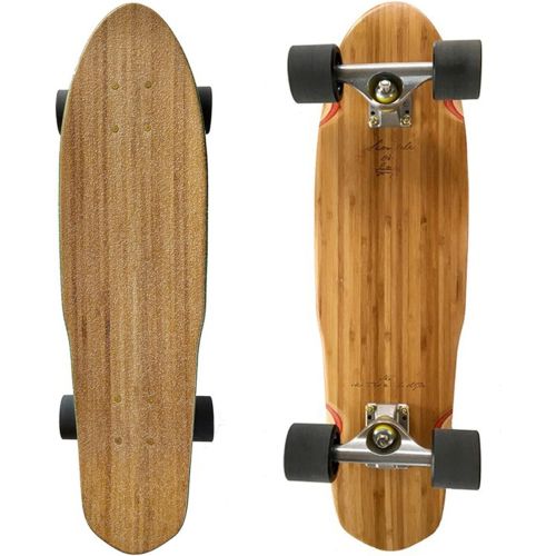  Lmai skateboards LMAI 27 Bamboo Wood Cruiser Complete Skateboard Longboard