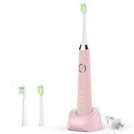 LoMe Electric Toothbrush, Three Brush Heads Suitable for All Brushing Needs, Gum and Teeth whitening kit can be recharged,White