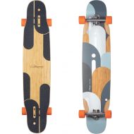 Loaded Boards MATA Hari Bamboo Longboard Skateboard Complete (Fat Free 80a Wheels, Paris 180mm 50° Trucks)