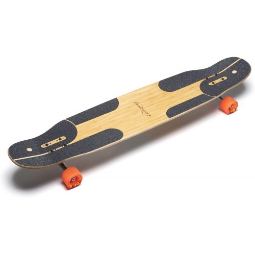  Loaded Boards MATA Hari Bamboo Longboard Skateboard Complete (Fat Free 80a Wheels, Paris 180mm 50° Trucks)