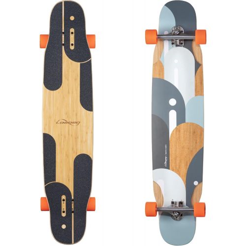  Loaded Boards MATA Hari Bamboo Longboard Skateboard Complete (Fat Free 80a Wheels, Paris 180mm 50° Trucks)