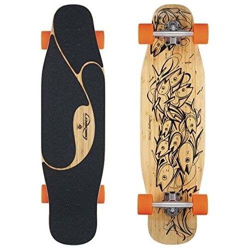  Loaded Boards Poke Bamboo Longboard Skateboard Complete