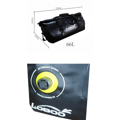  Loboo LOBOO Waterproof Bag 66L Motorcycle Dry Duffel Bag for Travel,Motorcycling, Cycling,Hiking,Camping