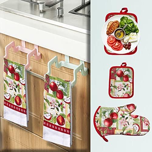  [아마존베스트]Lobyn Value Packs 4 Pack Kitchen Linens (Apple)