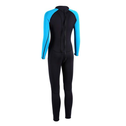  Lockys sports lockys sports Womens Full Wetsuits,Full Body Diving Suit Premium NeopreneLong Sleeve Long Leg BackZip with Adjustable Collar for Diving Surfing Snorkeling for Women