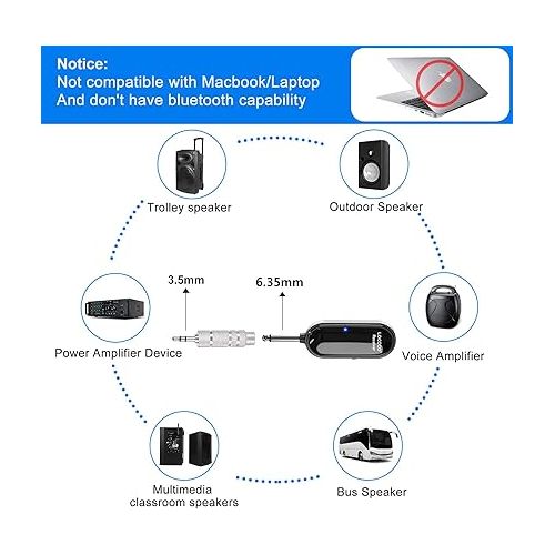  UHF Wireless Headset Microphone System: Mic Headset - LED Digital Display, Head Handheld Mic 2 in 1, Working Time 6H, 165 ft Range Mic for Voice Amplifier, Tour Guide, Teaching, Fitness, PA System