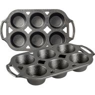 Lodge Cast Iron 2 Piece Muffin Pan Set