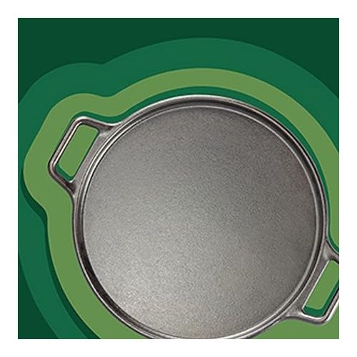 롯지 Lodge BOLD 14 Inch Seasoned Cast Iron Pizza Pan, Design-Forward Cookware