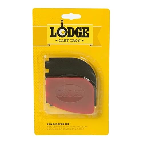 롯지 Lodge SCRAPERCOMBO Pan and Grill Scraper, Set of 2