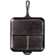Lodge Cast Iron 11 Inch Square Divided Griddle