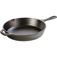 Lodge 10.25 Inch Cast Iron Pre-Seasoned Skillet - Signature Teardrop Handle - Use in the Oven, on the Stove, on the Grill, or Over a Campfire, Black