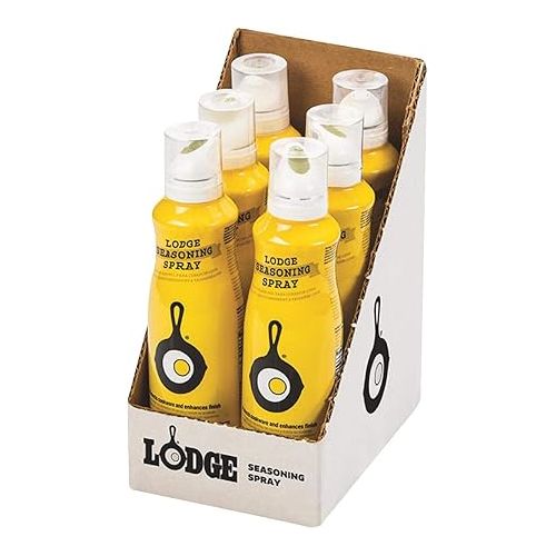 롯지 Lodge A-SPRAY Seasoning Spray, 8-Ounce,Yellow