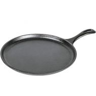 Lodge L9OG3 Cast Iron Round Griddle, Pre-Seasoned, 10.5-inch