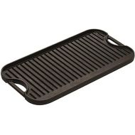 Lodge LPGI3 Cast Iron Reversible Grill/Griddle, 20-inch x 10.44-inch, Black