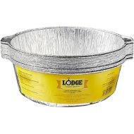 Lodge A12F12 12-Inch Aluminum Foil Dutch Oven Liners, 12-Pack, Silver