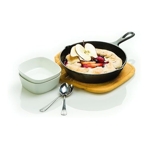 롯지 Lodge Seasoned Cast Iron 3 Skillet Bundle. 12 inches and 10.25 inches with 8 inch Set of 3 Cast Iron Frying Pans