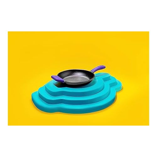 롯지 Lodge BOLD 12 Inch Seasoned Cast Iron Skillet BOLD Silicone Hot Handle Holder - Vivid Purple