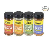 Lodge Sear Blend - Made for Cast Iron Cooking - Use Over the Grill, On the Stove, or Even in the Oven, Non-GMO (4 Pack) - Variety Pack