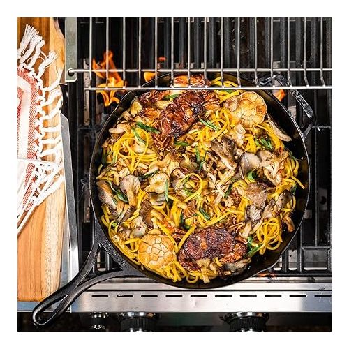 롯지 Lodge Cast Iron Blacklock Skillet, Triple Seasoned - 12 in