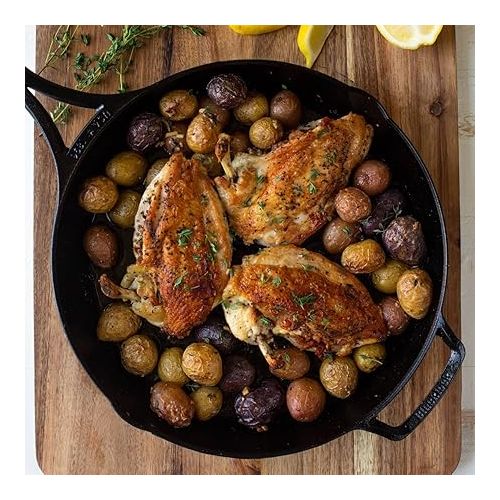 롯지 Lodge Cast Iron Blacklock Skillet, Triple Seasoned - 12 in