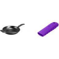 Lodge BOLD 10 Inch Seasoned Cast Iron Skillet BOLD Silicone Hot Handle Holder - Vivid Purple