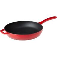 Lodge Color EC11S43 Enameled Cast Iron Skillet, Island Spice Red, 11-inch