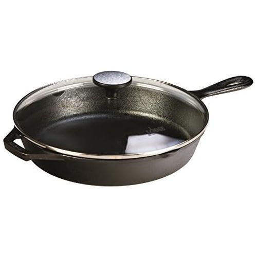 롯지 [아마존베스트]Lodge L8SKG3 Skillet with Glass Lid, 10.25-inch