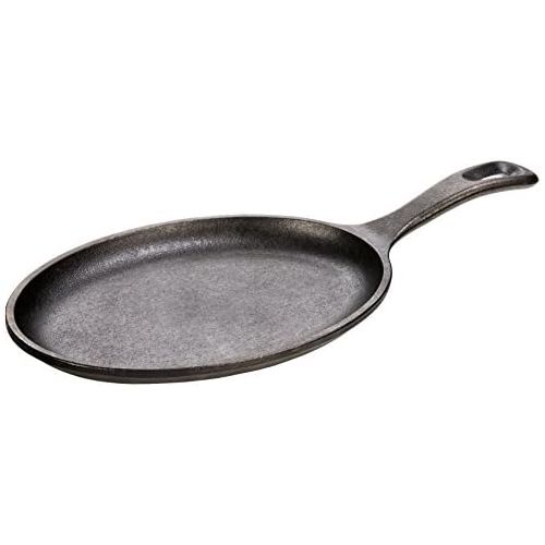 롯지 [아마존베스트]Lodge LOS3 Cast Iron Oval Serving Griddle