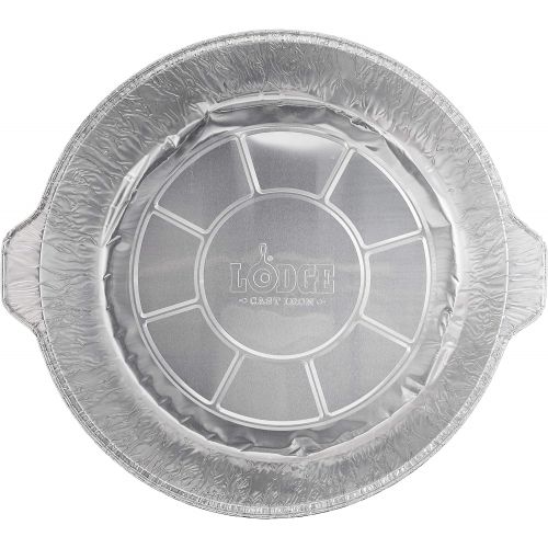 롯지 [아마존베스트]Lodge A12F12 12-Inch Aluminum Foil Dutch Oven Liners, Pack, Silver