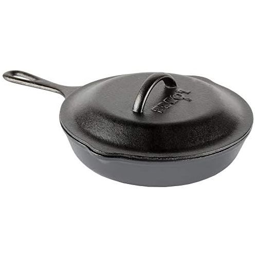 롯지 [아마존베스트]Lodge 6.5 Inch Cast Iron Skillet. Extra Small Cast Iron Skillet with Iron Cover