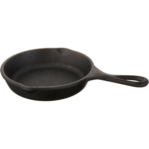 롯지 [아마존베스트]Lodge H5MS Heat Enhanced and Seasoned Cast Iron Mini Skillet, 5-Inch - Pack of 1