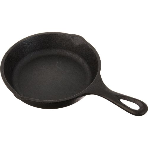 롯지 [아마존베스트]Lodge H5MS Heat Enhanced and Seasoned Cast Iron Mini Skillet, 5-Inch - Pack of 1