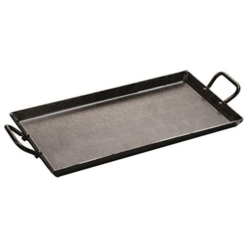 롯지 [아마존베스트]Lodge CRSGR18 Carbon Steel Griddle, Pre-Seasoned, 18-inch , Black