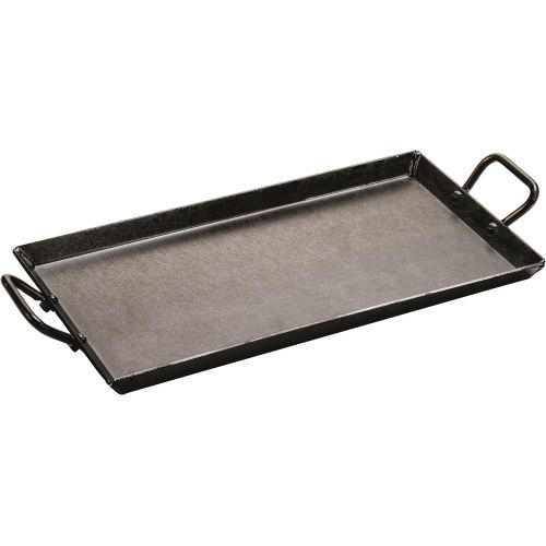 롯지 [아마존베스트]Lodge CRSGR18 Carbon Steel Griddle, Pre-Seasoned, 18-inch , Black