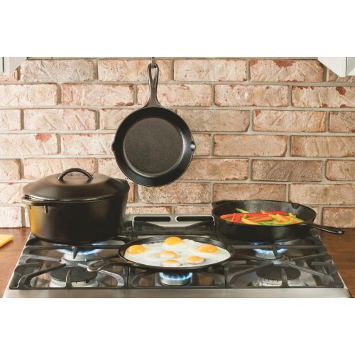 롯지 [아마존베스트]Lodge LFSR3 Cast Iron Fajita Set, Pre-Seasoned